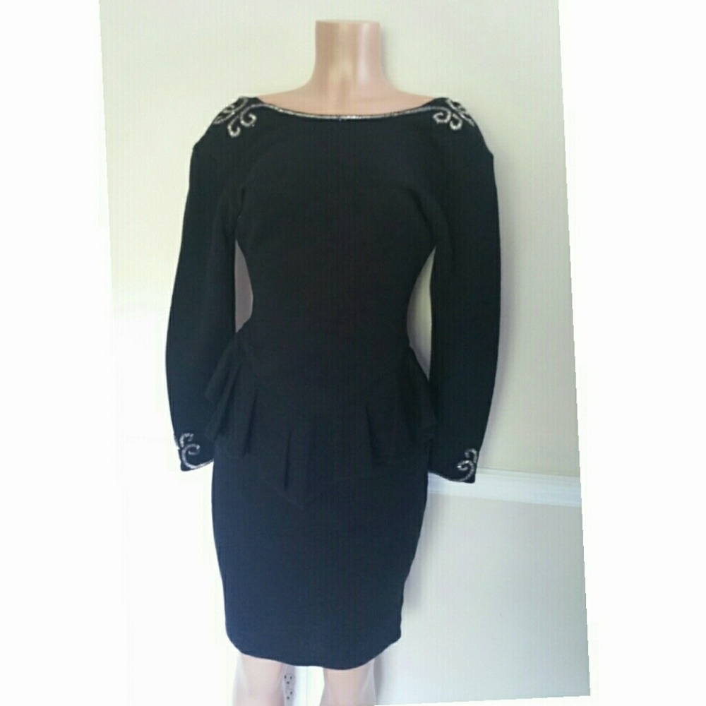 Adrienne Vittadini Peplum LBD
